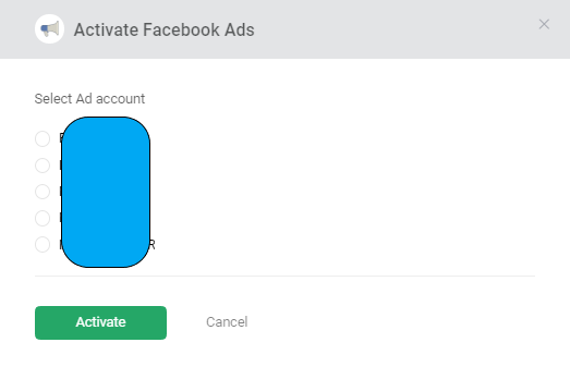 activate facebook ads report