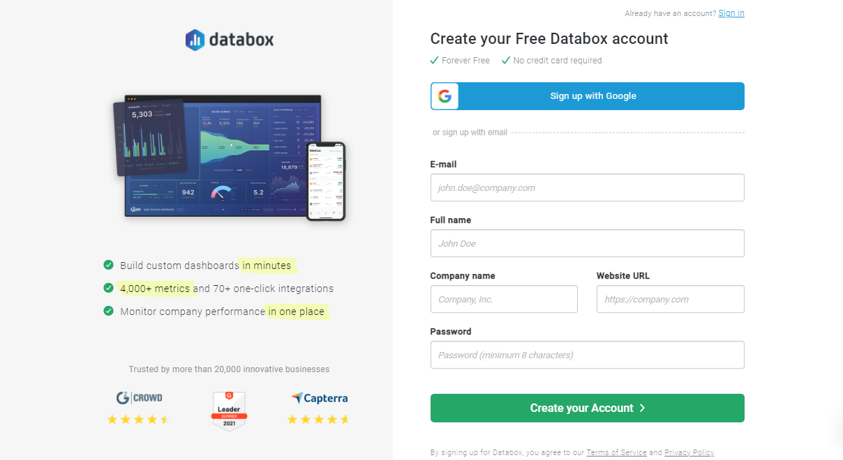 databox - data studio alternative